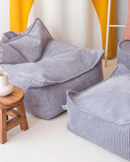 Poef Vierkant Blueberry Blue - depauwwonen