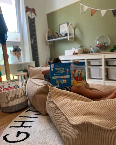 Poef Vierkant Brown Sugar by WigiWama