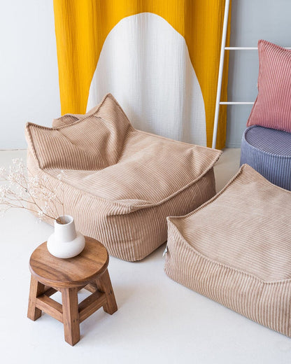 Poef Vierkant Brown Sugar - depauwwonen