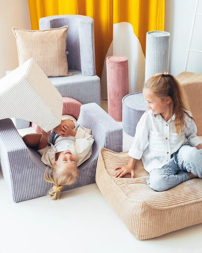 Poef Vierkant Brown Sugar by WigiWama