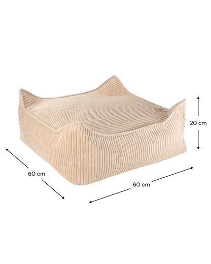 Poef Vierkant Brown Sugar - depauwwonen