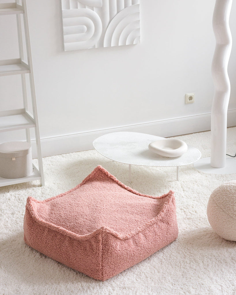 Poef Vierkant Guava Pink - depauwwonen
