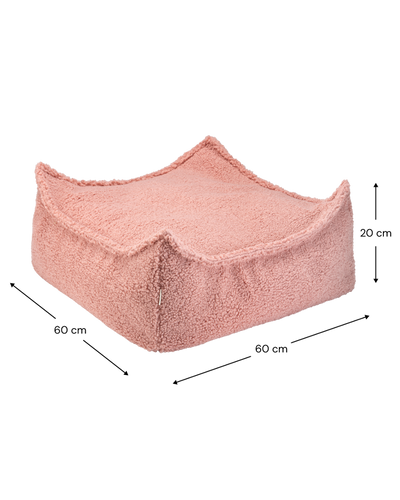 Poef Vierkant Guava Pink by WigiWama