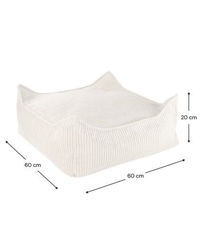 Poef Vierkant Marshmallow - depauwwonen