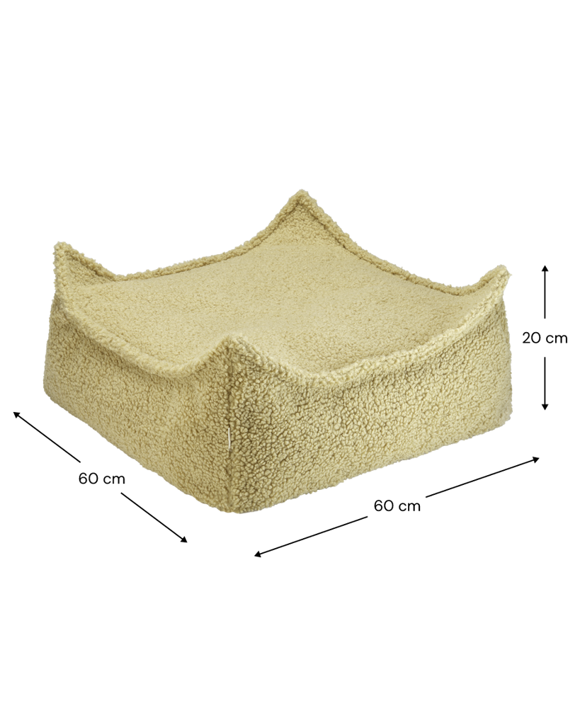 Poef Vierkant Matcha by WigiWama