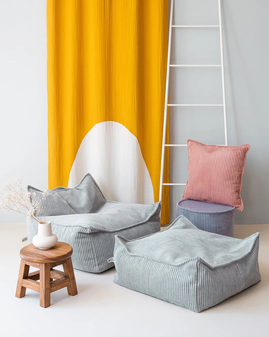 Poef Vierkant Peppermint Green - depauwwonen