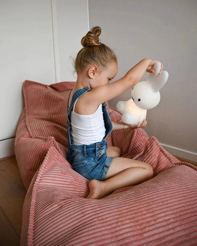 Poef Vierkant Pink Mousse by WigiWama