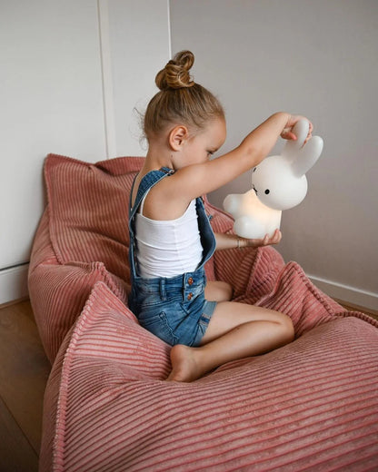 Poef Vierkant Pink Mousse - depauwwonen