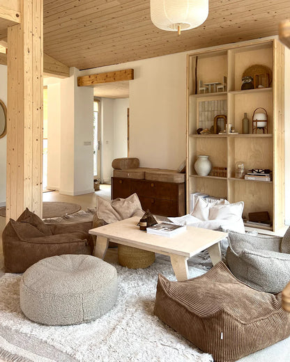 Poef Vierkant Toffee - depauwwonen