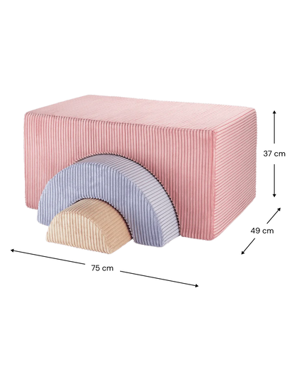 Speelset Pink Mousse Rainbow - depauwwonen