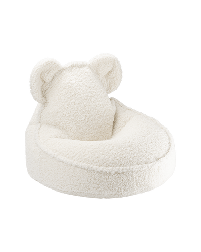 Zitzak Bear Cream White by WigiWama