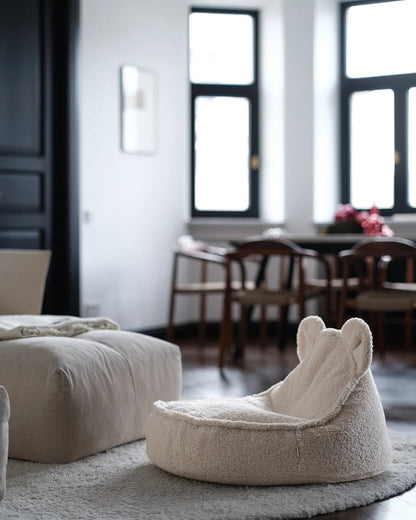 Zitzak Bear Cream White - depauwwonen