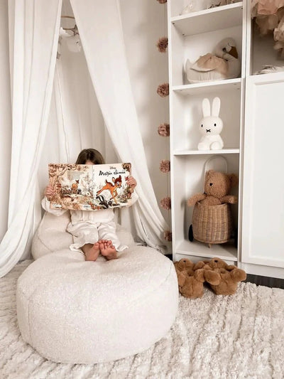 Zitzak Rond Cream White by WigiWama