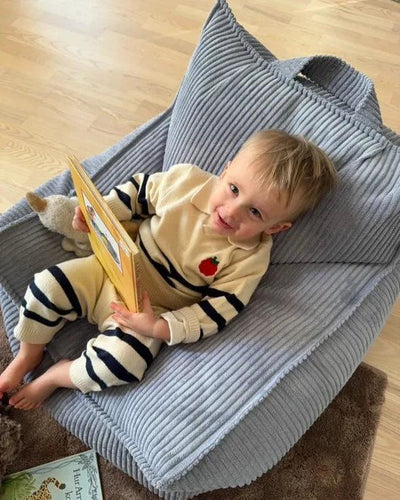 Zitzak Stoel Blueberry Blue by WigiWama