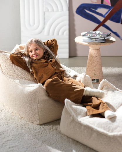 Zitzak Stoel Cream White - depauwwonen