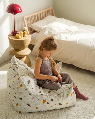 Zitzak Stoel Terrazzo Marmer by WigiWama