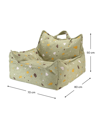 Zitzak Stoel Terrazzo Moss by WigiWama