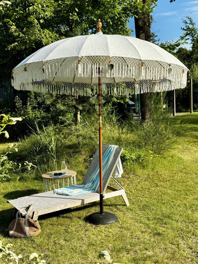 Parasol Bali Nusa Lembongan | Naturel Zand 250cm op by Wild'nChic