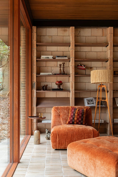 Vloerlamp Afra Orange by Dutchbone