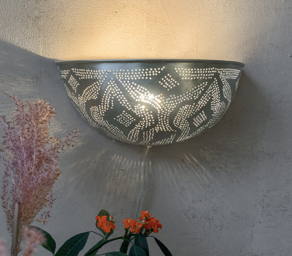 Wandlamp Filigrain Ball Lace Zilver -SALE - depauwwonen